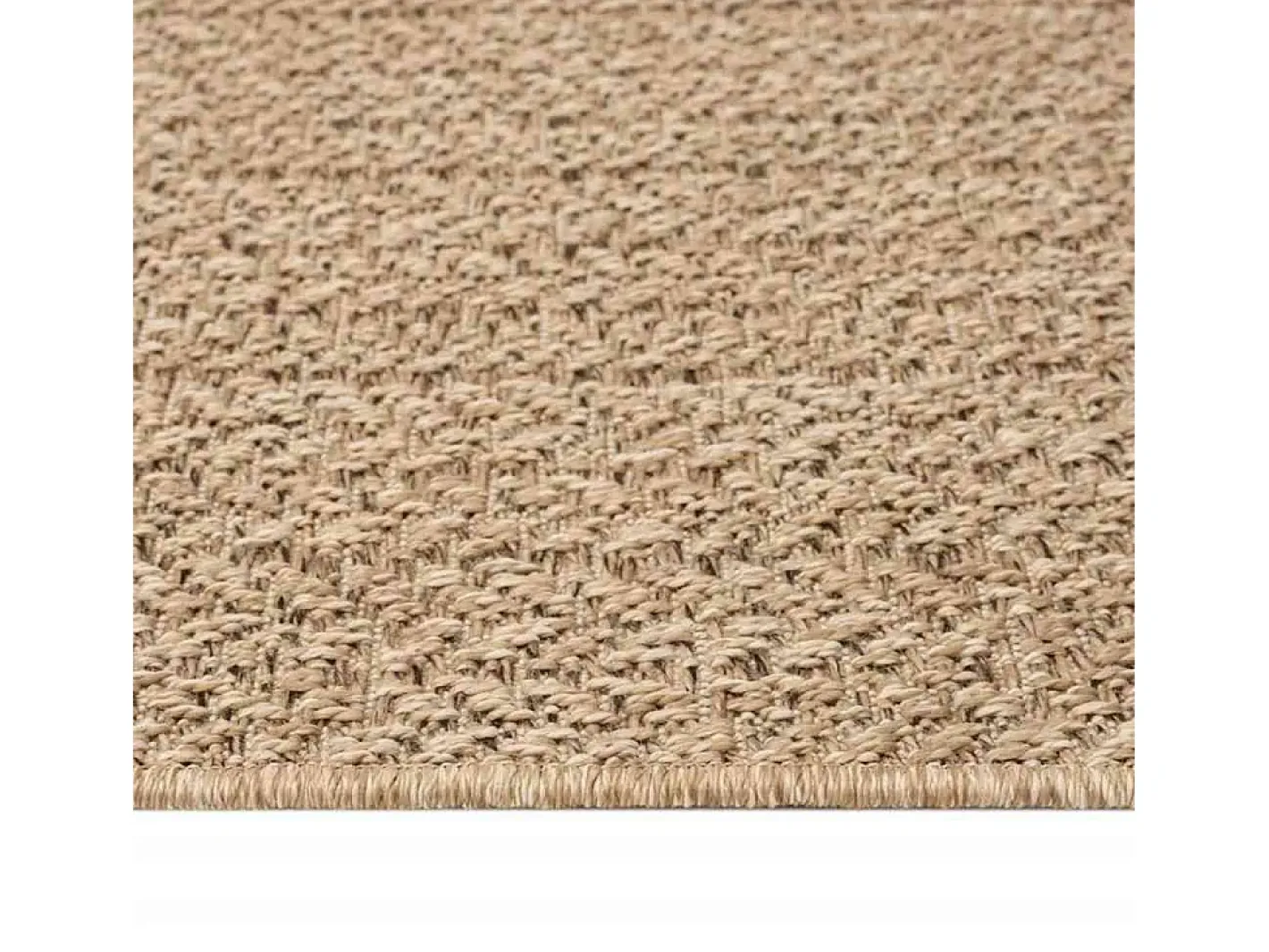 Alfombra ZIZUR 200x290 cm efecto yute para interior y exterior Beige Online