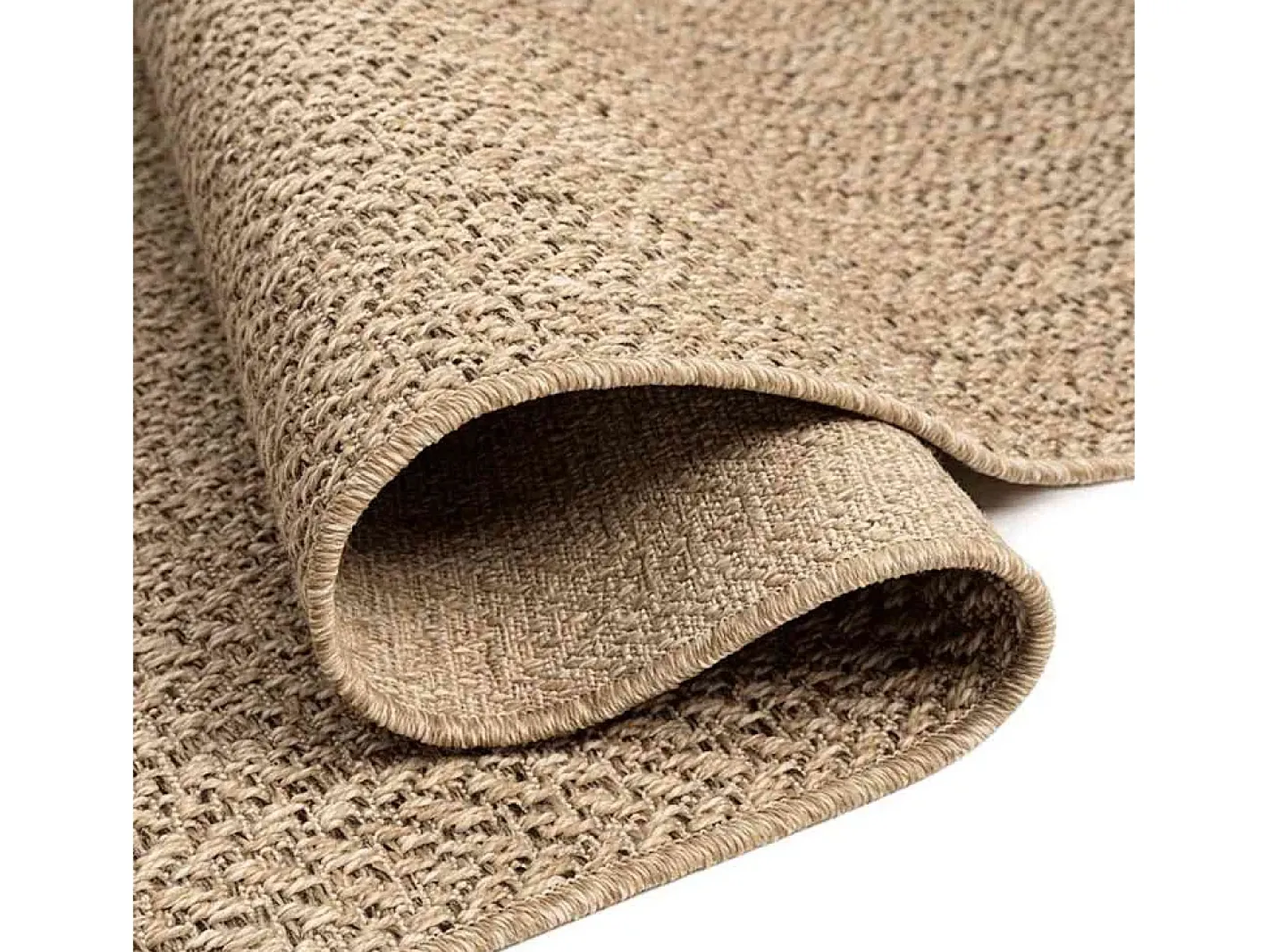 Alfombra ZIZUR 200x290 cm efecto yute para interior y exterior Beige Online