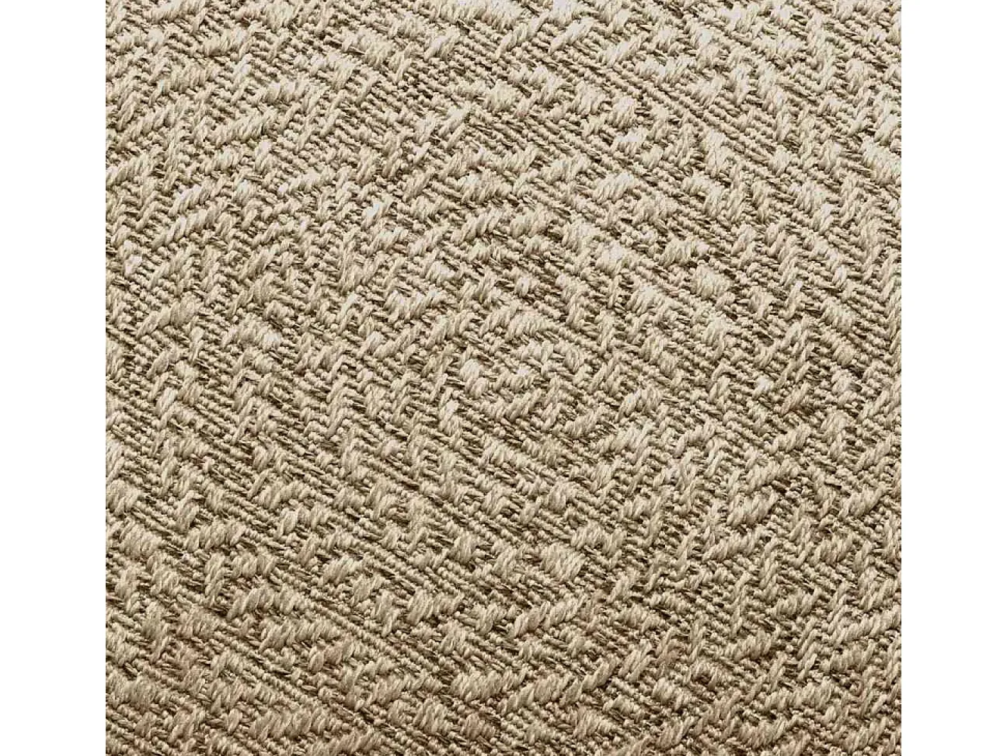 Alfombra ZIZUR 140x200 cm efecto yute para interior y exterior Beige