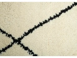Alfombra bereber Marmoucha tejida a mano 250x350 cm /Blanco Marmoucha Negro Hot