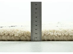 Alfombra bereber Marmoucha tejida a mano 250x350 cm /Blanco Marmoucha Negro Hot
