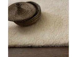 Alfombra bereber tejida a mano con lana 60x120 cm Taza Royal Blanco Best