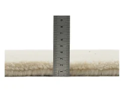 Alfombra De Salón-Alfombra bereber tejida a mano con lana 90x160 cm Imaba Super Blanco
