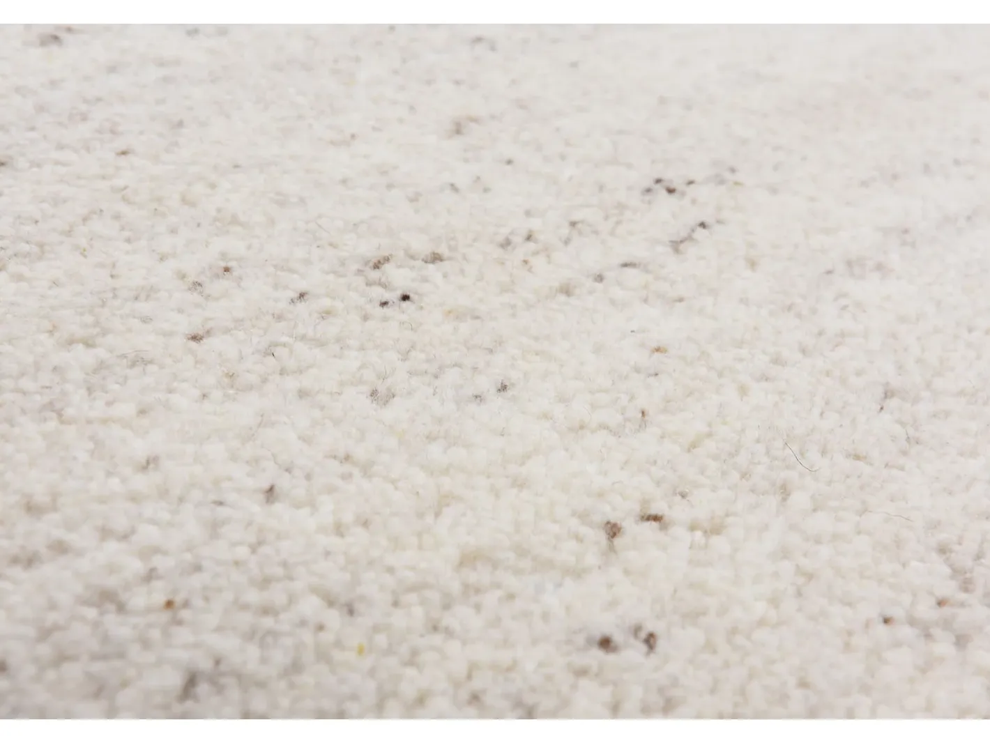 Alfombra bereber tejida a mano con lana 70x620 cm Jaspe Maloronga Color natural oscuro Sale