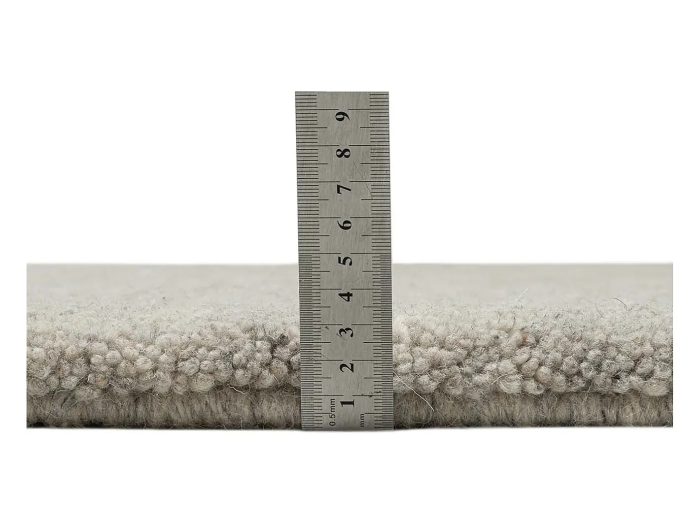 Clearance Alfombra bereber tejida a mano con lana 300x400 cm Arena Imaba Super Gris antracita