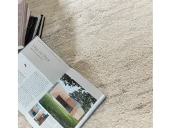 Alfombra bereber tejida a mano con lana 70x620 cm Jaspe Hadj Color natural oscuro New