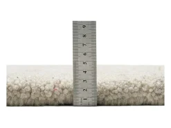 Alfombra bereber tejida a mano con lana 200x250 cm Arena Maloronga Gris antracita