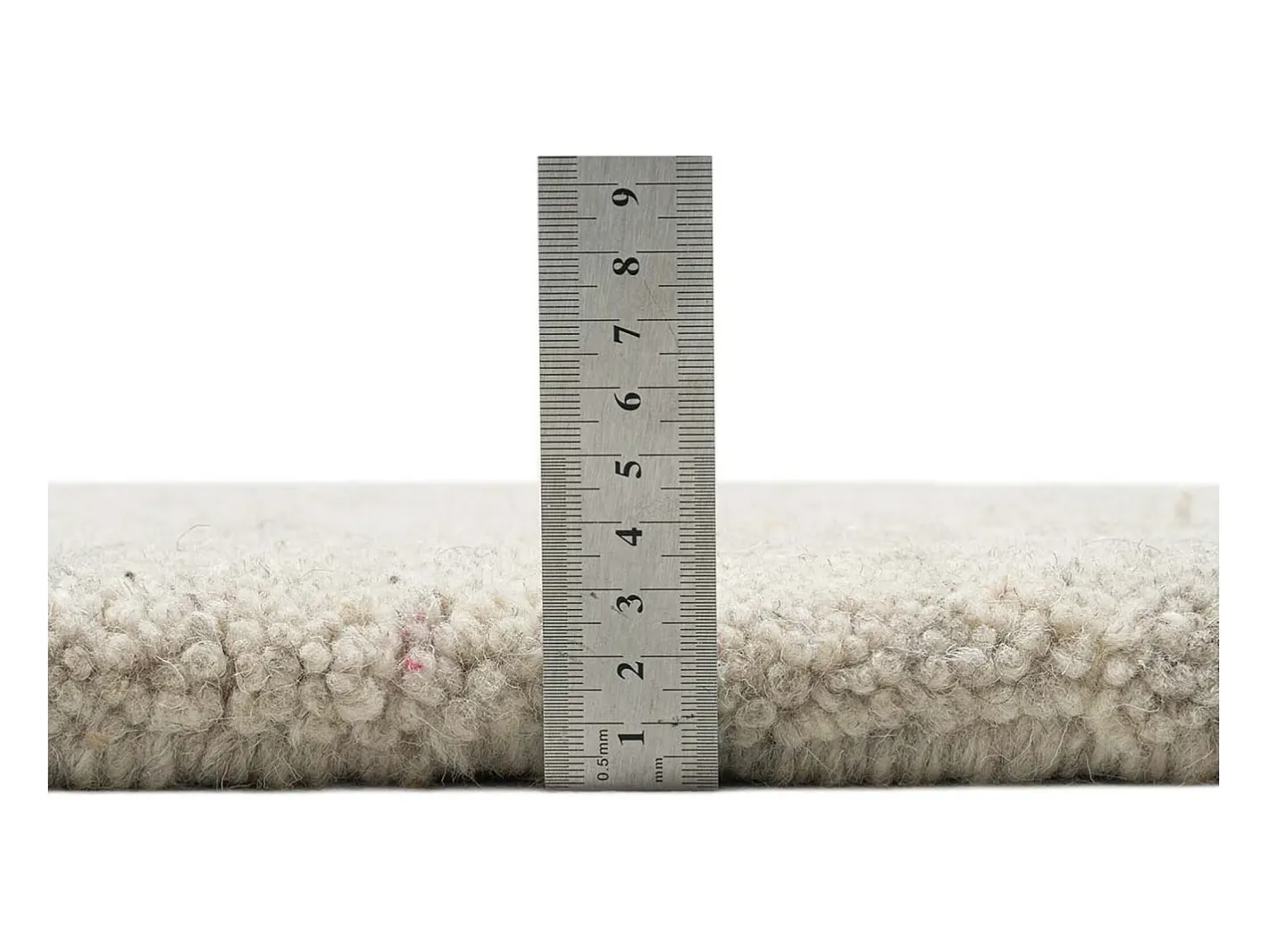 Alfombra bereber tejida a mano con lana 200x250 cm Arena Maloronga Gris antracita