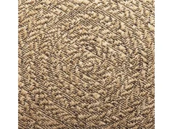 Clicnbuy Alfombra con aspecto de yute interior y exterior 160x230 cm Marru00f3n New