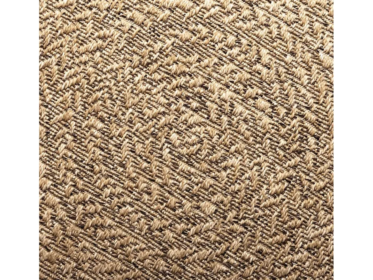 Clicnbuy Alfombra con aspecto de yute interior y exterior 160x230 cm Marru00f3n New