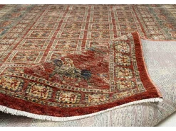 Outlet Alfombra con bordes de estilo oriental 60x130 cm Multi Beatrice Rojo