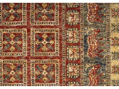 Alfombra De Salón-Alfombra con bordes de estilo oriental 80x150 cm Multi Beatrice Rojo