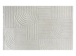 Online OZAIA Alfombra con relieve de arcos de lana 100% - 160 x 230 cm - 2200g/m2 - - ASSINIE Marfil