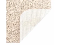 Sale Alfombra Crema 120 x 120 cm Polipropileno Blanco