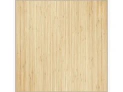 Clicnbuy Alfombra cuadrada bambú color natural claro 100x100 cm Beige Online