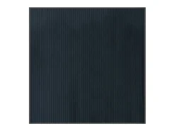 Clicnbuy Alfombra cuadrada bambú 100x100 cm Gris Hot