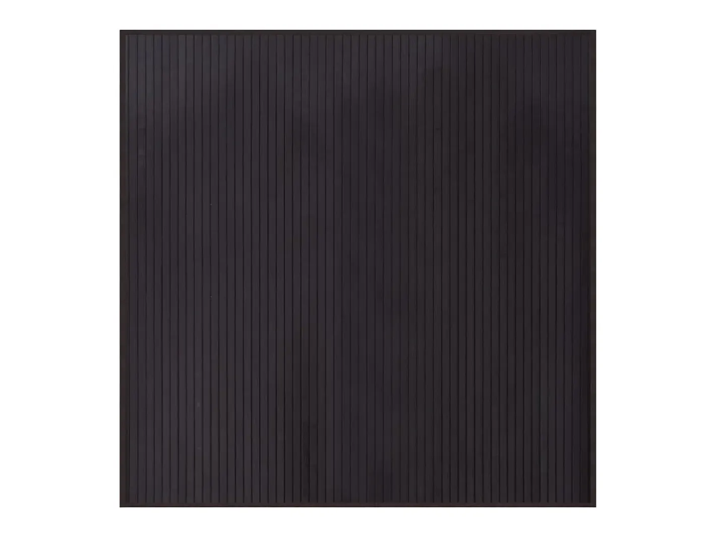 Clicnbuy Alfombra cuadrada bambú marrón oscuro 100x100 cm Marru00f3n Outlet