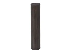 Alfombra cuadrada marrón oscuro 100x100 cm bambú Marru00f3n Best