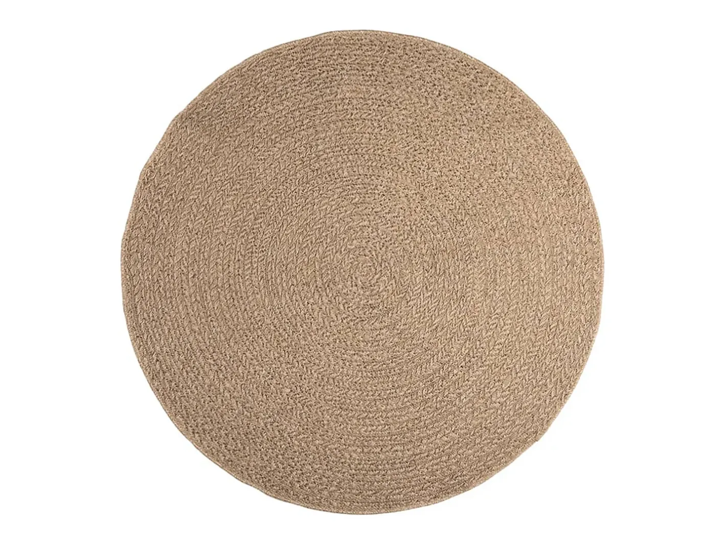 Alfombra de 160 cm con aspecto de yute, para interior y exterior Marru00f3n New