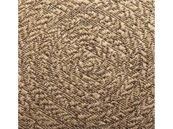 Alfombra de 160 cm con aspecto de yute, para interior y exterior Marru00f3n New
