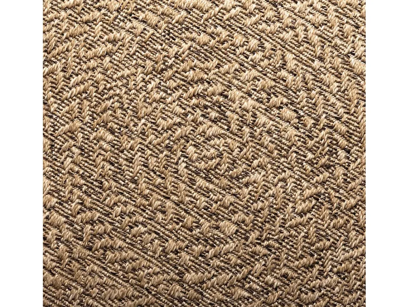 Alfombra de 160 cm con aspecto de yute, para interior y exterior Marru00f3n New