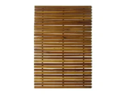 Alfombra de acacia para el baño, 80 x 50 cm ES187778 Marru00f3n Discount
