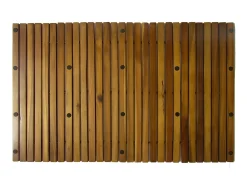 Alfombra de acacia para el baño, 80 x 50 cm ES187778 Marru00f3n Discount