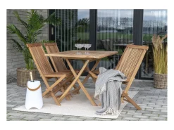 ebuy24 Alfombra De Salón-Alfombra de arena de plástico 100% reciclada 140 x 200 cm Camel