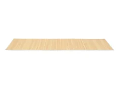 Alfombra de bambú color natural 80x200 cm ES28245 Beige New