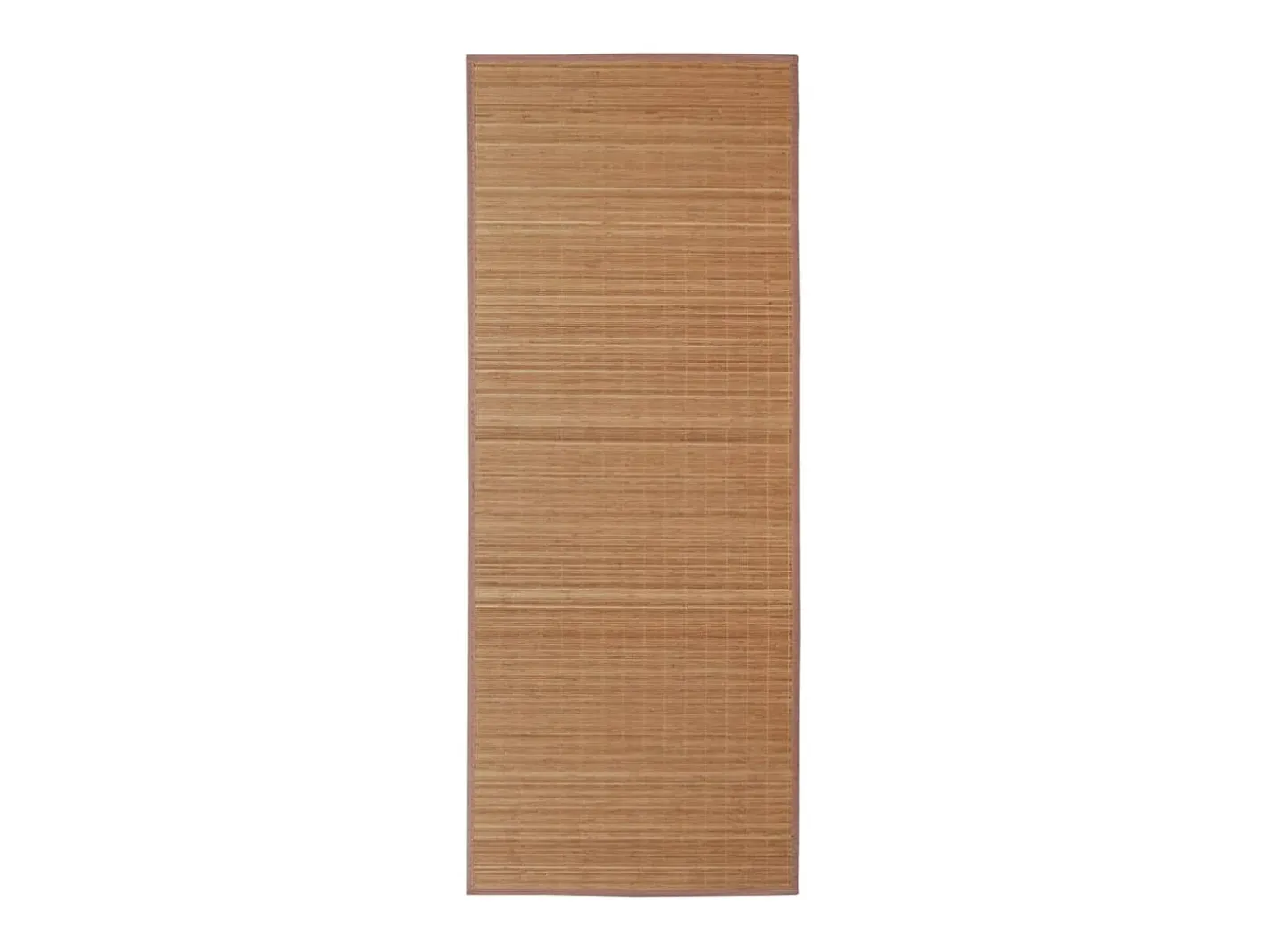 Clicnbuy Alfombra de bambú color natural 160x230 cm Marru00f3n Best
