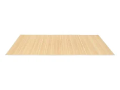 Alfombra de bambú color natural 100x160 cm ES18710 Marru00f3n New