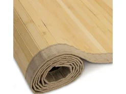 Online Alfombra de bambú 80x300 cm clara Marru00f3n