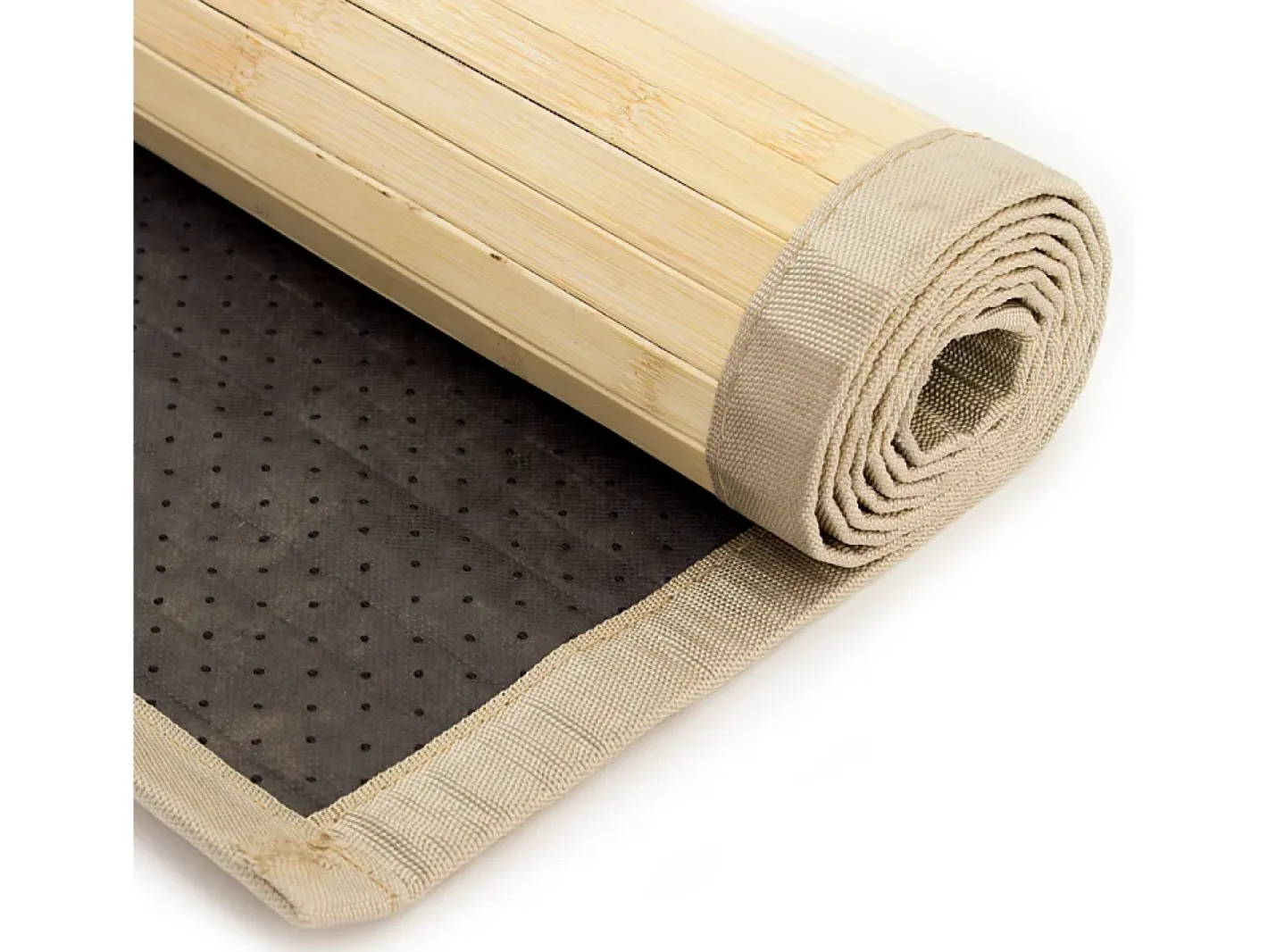Online Alfombra de bambú 80x300 cm clara Marru00f3n