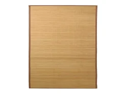 Discount Alfombra de bambú 160x230 cm Marrón Marru00f3n