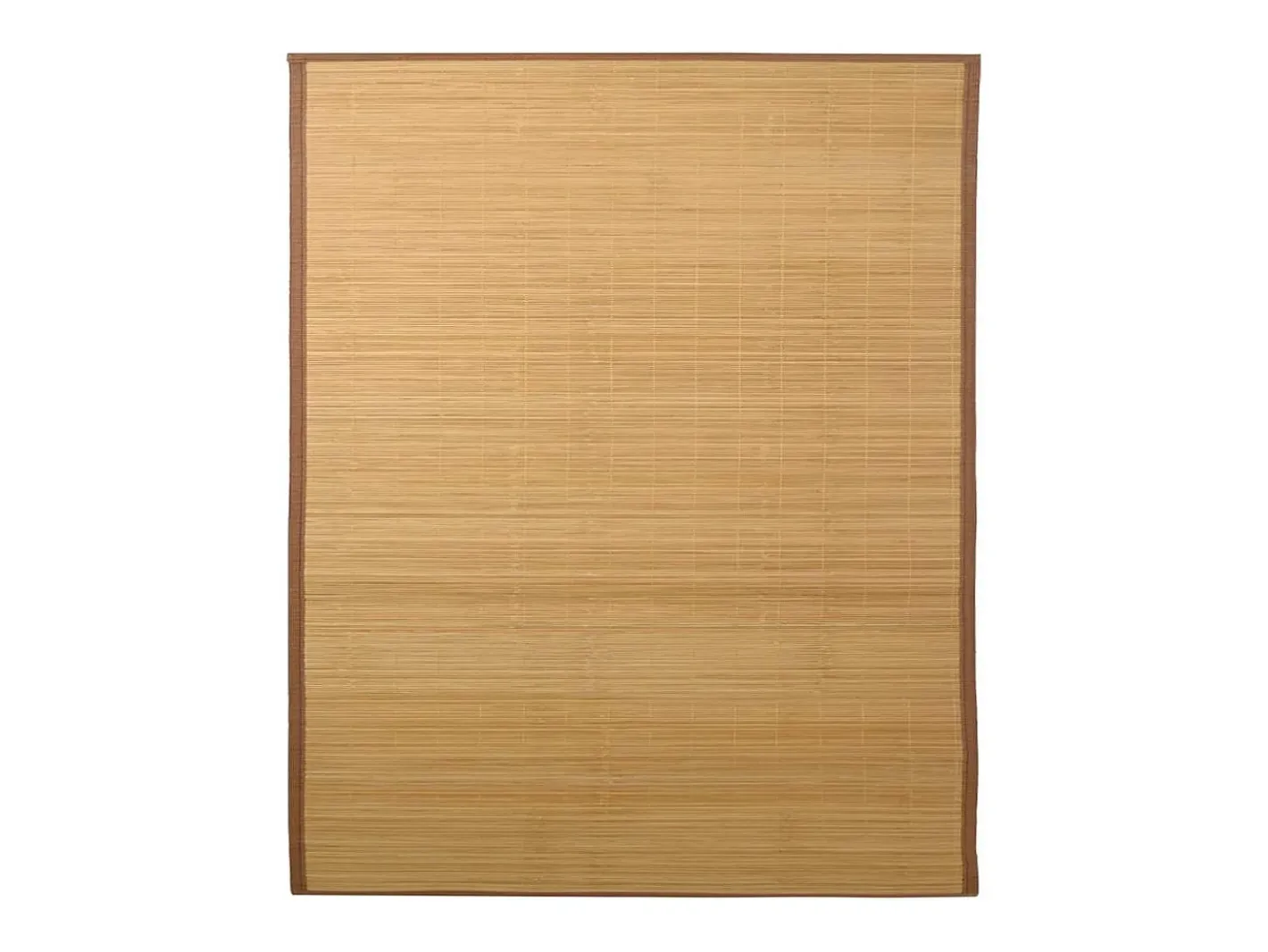 Discount Alfombra de bambú 160x230 cm Marrón Marru00f3n
