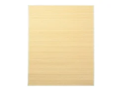 Alfombra De Cocina-Alfombra de bambú 160x230 cm Natural Marru00f3n