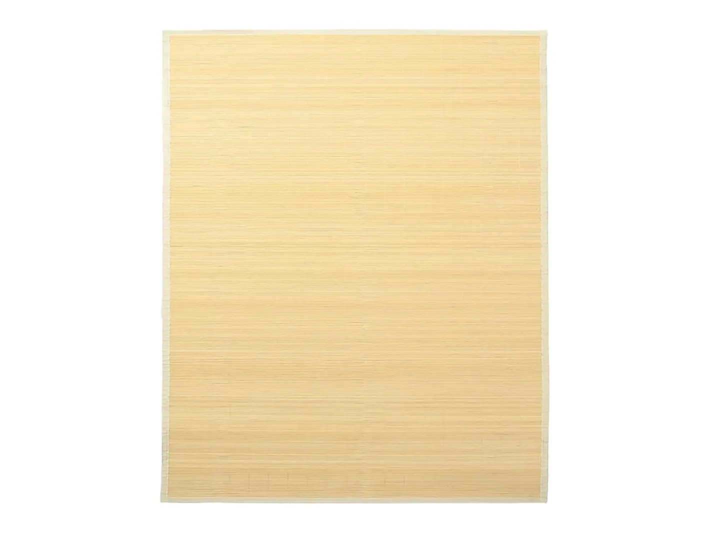 Alfombra De Cocina-Alfombra de bambú 160x230 cm Natural Marru00f3n