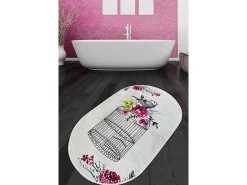 Alfombra De Baño|Ropa De Cama-Alfombra de baño Cage Djt (80 x 100) Multicolor