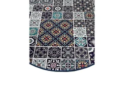 Online Alfombra de baño Carres Bleus (80 cm) Multicolor