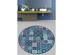 Best Alfombra de baño Carres Bleus (200 cm) Multicolor