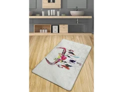 Alfombra de baño Cervo Djt (80 x 100) Multicolor Sale