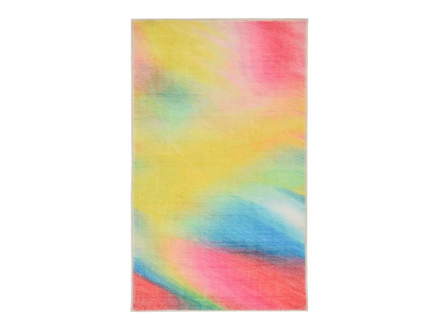 Clearance Alfombra de baño estampada con pelo suave 70x120 cm Colorido Ariella Multicolor