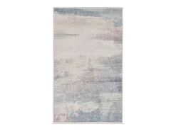 Alfombra de baño estampada con pelo suave 70x120 cm multi Ariella Beige Discount