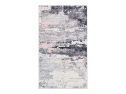 Online Alfombra de baño estampada con pelo suave 70x120 cm Multi Ariella Rosa