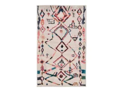 Alfombra De Baño|Ropa De Cama-Alfombra de baño estampada con pelo suave 60x100 cm Colorido Ariella Multicolor