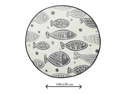 Online Alfombra de baño Fish DJT Multicolor
