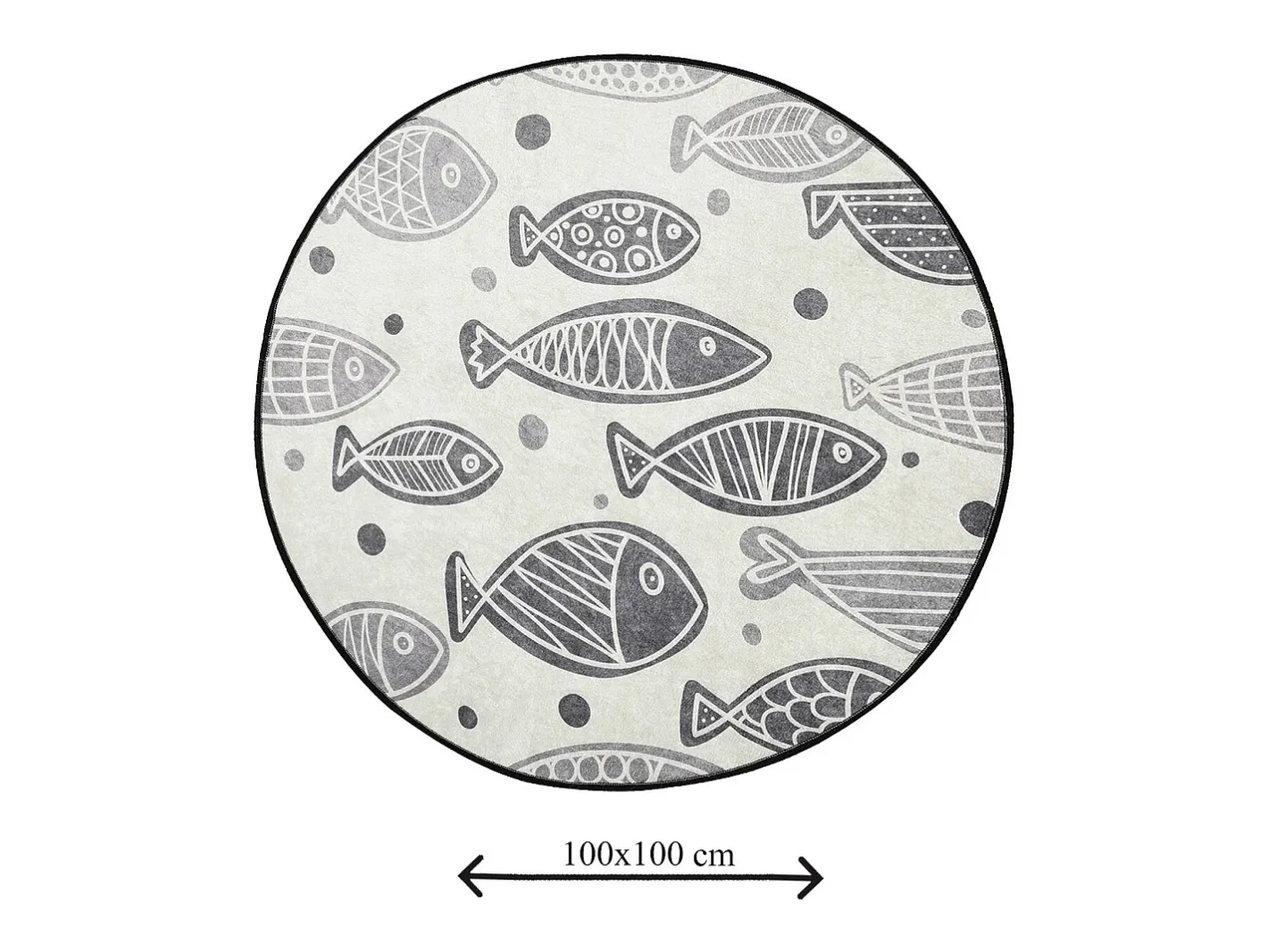 Online Alfombra de baño Fish DJT Multicolor