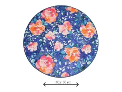 Hot Alfombra de baño Flowers DJT Multicolor