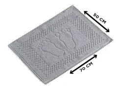 Alfombra de baño Foet gris Multicolor Clearance