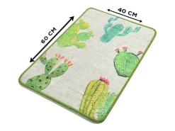 Alfombra de baño Kaktüs DJT (40 x 60) Multicolor Clearance